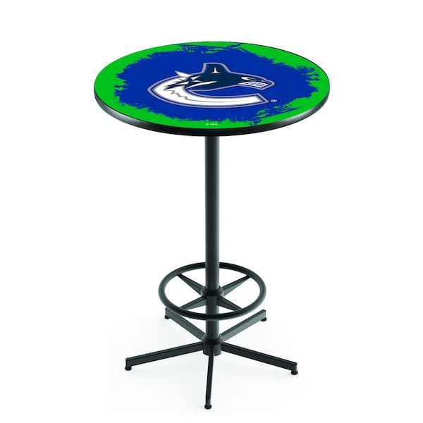 42" Black Vancouver Canucks Pub Table